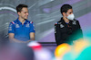 GP AUSTRALIA, Oscar Piastri (AUS), Alpine F1 Team e Esteban Ocon (FRA), Alpine F1 Team 
09.04.2022. Formula 1 World Championship, Rd 3, Australian Grand Prix, Albert Park, Melbourne, Australia, Qualifiche Day.
- www.xpbimages.com, EMail: requests@xpbimages.com ¬© Copyright: Charniaux / XPB Images