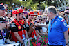 GP AUSTRALIA, Otmar Szafnauer (USA) Alpine F1 Team, Team Principal with fans.
09.04.2022. Formula 1 World Championship, Rd 3, Australian Grand Prix, Albert Park, Melbourne, Australia, Qualifiche Day.
 - www.xpbimages.com, EMail: requests@xpbimages.com © Copyright: Coates / XPB Images