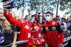 GP AUSTRALIA, Charles Leclerc (MON) Ferrari with fans.
09.04.2022. Formula 1 World Championship, Rd 3, Australian Grand Prix, Albert Park, Melbourne, Australia, Qualifiche Day.
 - www.xpbimages.com, EMail: requests@xpbimages.com © Copyright: Coates / XPB Images