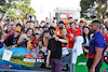 GP AUSTRALIA, Guanyu Zhou (CHN) Alfa Romeo F1 Team with fans.
09.04.2022. Formula 1 World Championship, Rd 3, Australian Grand Prix, Albert Park, Melbourne, Australia, Qualifiche Day.
 - www.xpbimages.com, EMail: requests@xpbimages.com © Copyright: Coates / XPB Images