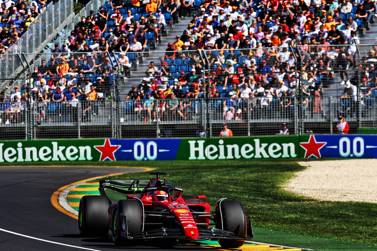 GP AUSTRALIA, Charles Leclerc (MON) Ferrari F1-75.
08.04.2022. Formula 1 World Championship, Rd 3, Australian Grand Prix, Albert Park, Melbourne, Australia, Practice Day.
- www.xpbimages.com, EMail: requests@xpbimages.com © Copyright: Batchelor / XPB Images