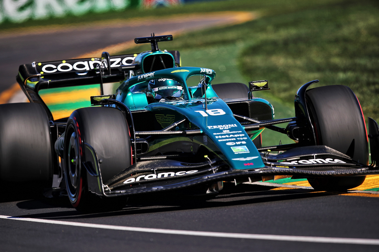 GP AUSTRALIA, Lance Stroll (CDN) Aston Martin F1 Team AMR22.
08.04.2022. Formula 1 World Championship, Rd 3, Australian Grand Prix, Albert Park, Melbourne, Australia, Practice Day.
 - www.xpbimages.com, EMail: requests@xpbimages.com © Copyright: Coates / XPB Images