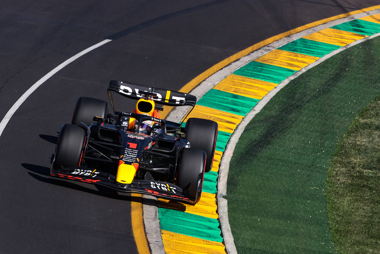 GP AUSTRALIA, Max Verstappen (NLD), Red Bull Racing 
08.04.2022. Formula 1 World Championship, Rd 3, Australian Grand Prix, Albert Park, Melbourne, Australia, Practice Day.
- www.xpbimages.com, EMail: requests@xpbimages.com © Copyright: Charniaux / XPB Images