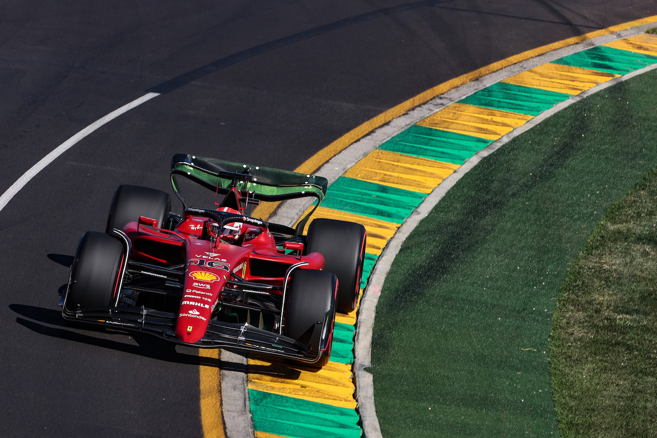 GP AUSTRALIA, Charles Leclerc (FRA), Ferrari 
08.04.2022. Formula 1 World Championship, Rd 3, Australian Grand Prix, Albert Park, Melbourne, Australia, Practice Day.
- www.xpbimages.com, EMail: requests@xpbimages.com ¬© Copyright: Charniaux / XPB Images