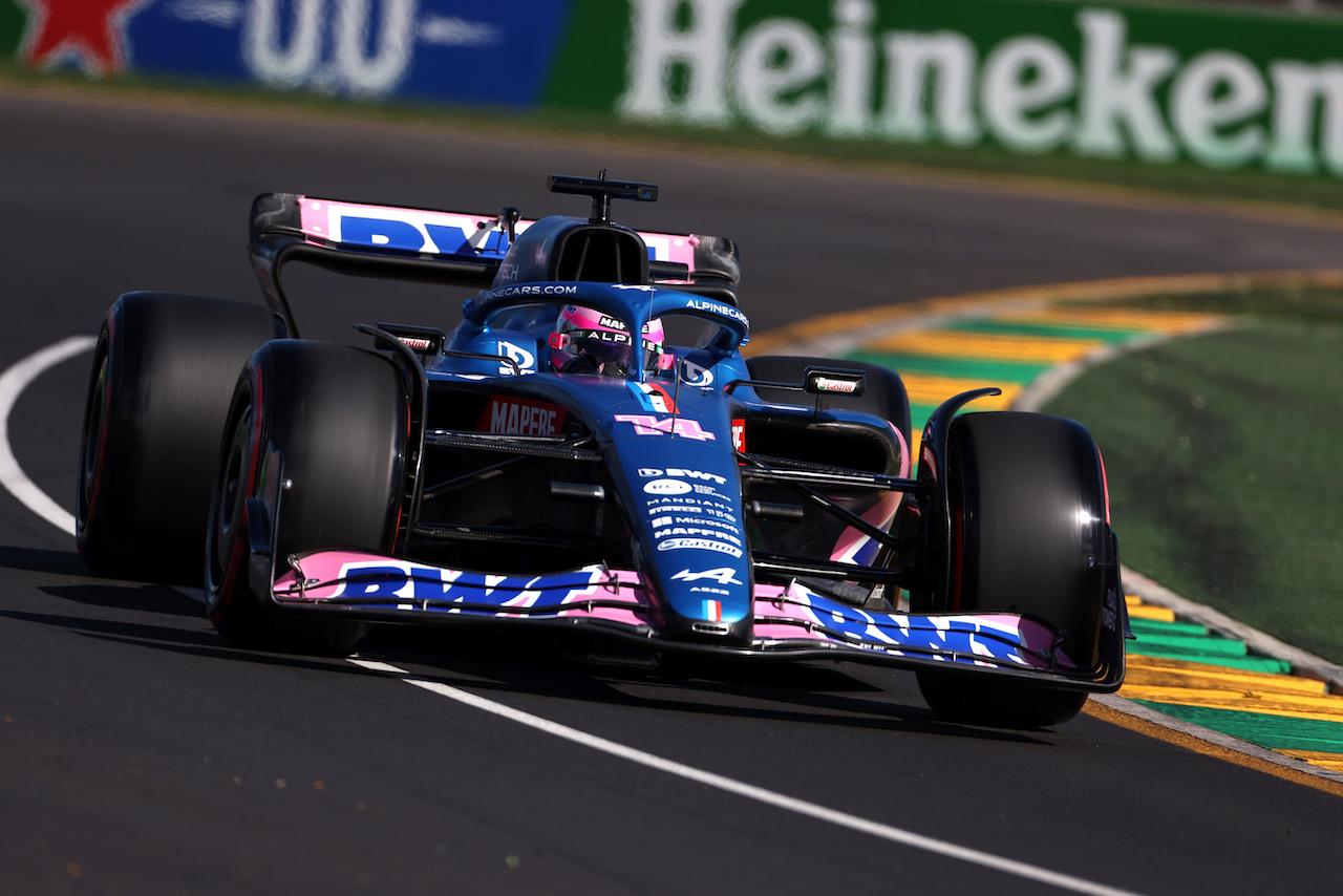 GP AUSTRALIA, Fernando Alonso (ESP), Alpine F1 Team 
08.04.2022. Formula 1 World Championship, Rd 3, Australian Grand Prix, Albert Park, Melbourne, Australia, Practice Day.
- www.xpbimages.com, EMail: requests@xpbimages.com © Copyright: Charniaux / XPB Images