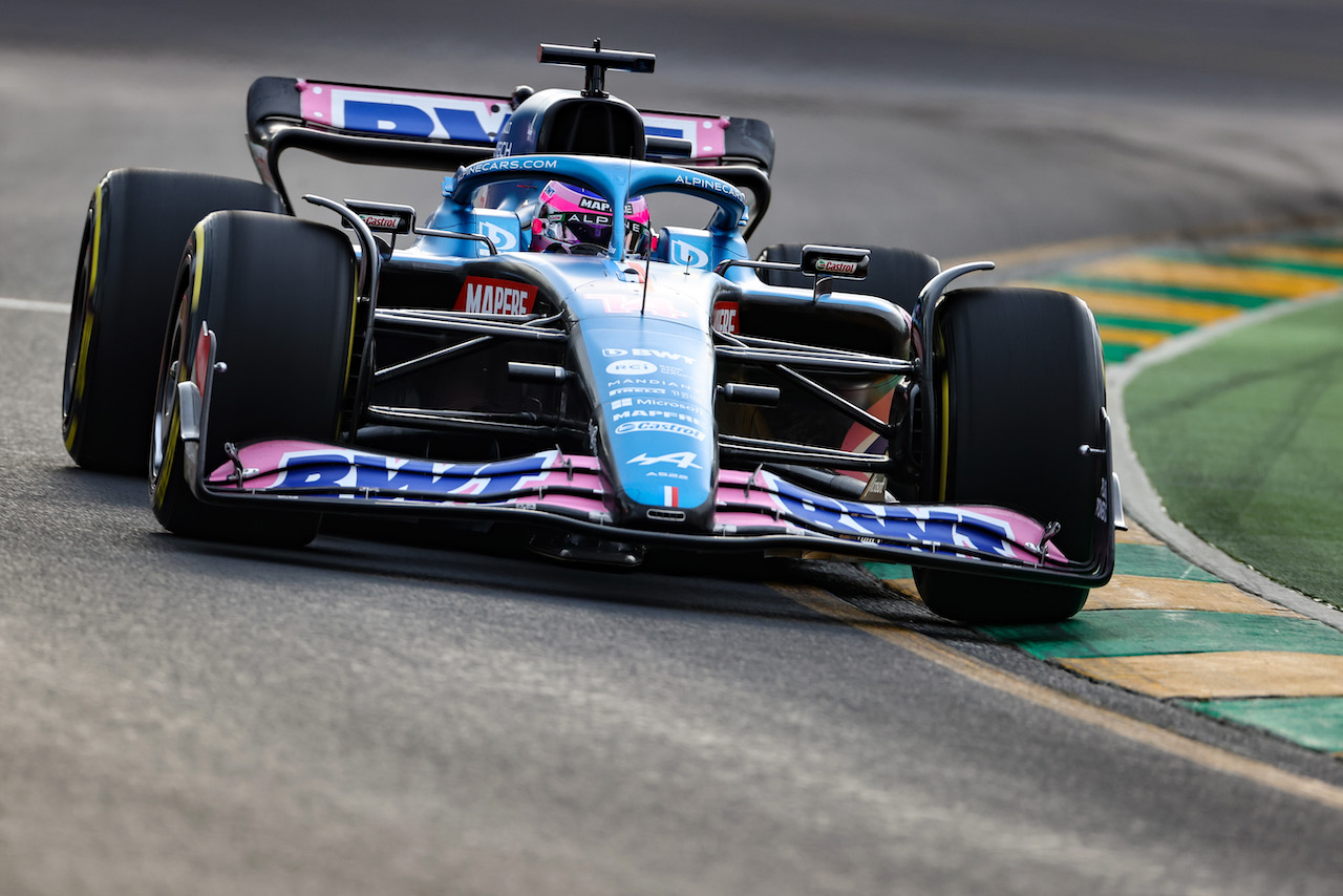 GP AUSTRALIA, Fernando Alonso (ESP), Alpine F1 Team 
08.04.2022. Formula 1 World Championship, Rd 3, Australian Grand Prix, Albert Park, Melbourne, Australia, Practice Day.
- www.xpbimages.com, EMail: requests@xpbimages.com © Copyright: Charniaux / XPB Images