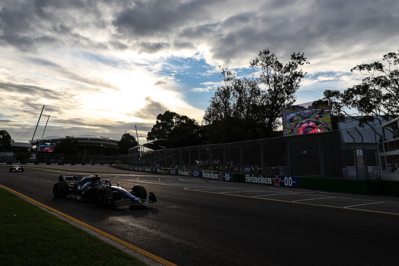GP AUSTRALIA, Nicholas Latifi (CDN), Williams Racing 
08.04.2022. Formula 1 World Championship, Rd 3, Australian Grand Prix, Albert Park, Melbourne, Australia, Practice Day.
- www.xpbimages.com, EMail: requests@xpbimages.com © Copyright: Charniaux / XPB Images