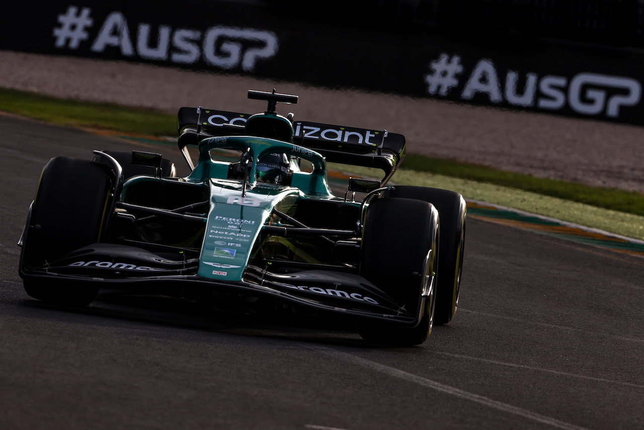 GP AUSTRALIA, Lance Stroll (CDN), Aston Martin F1 Team 
08.04.2022. Formula 1 World Championship, Rd 3, Australian Grand Prix, Albert Park, Melbourne, Australia, Practice Day.
- www.xpbimages.com, EMail: requests@xpbimages.com ¬© Copyright: Charniaux / XPB Images