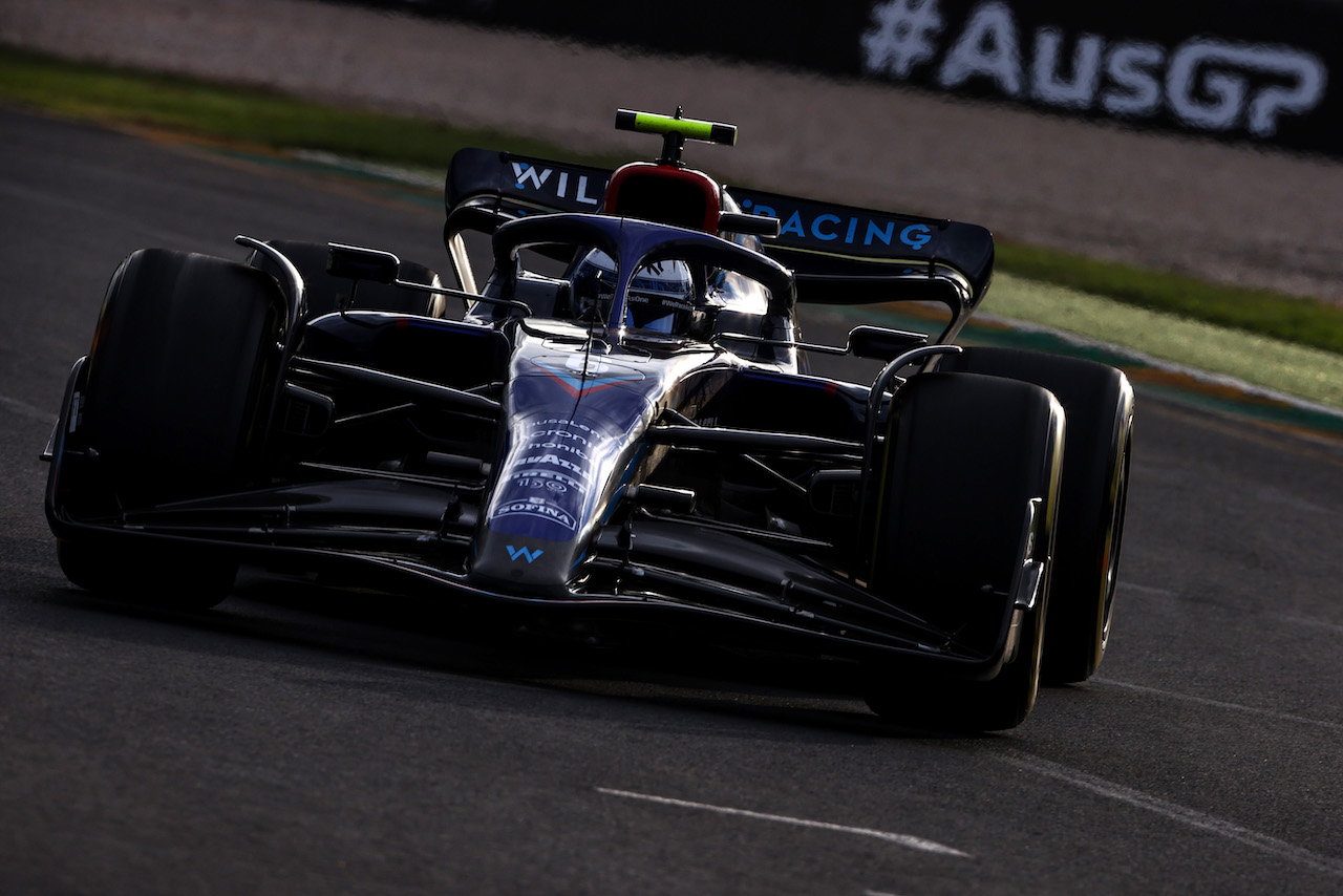 GP AUSTRALIA, Nicholas Latifi (CDN), Williams Racing 
08.04.2022. Formula 1 World Championship, Rd 3, Australian Grand Prix, Albert Park, Melbourne, Australia, Practice Day.
- www.xpbimages.com, EMail: requests@xpbimages.com ¬© Copyright: Charniaux / XPB Images
