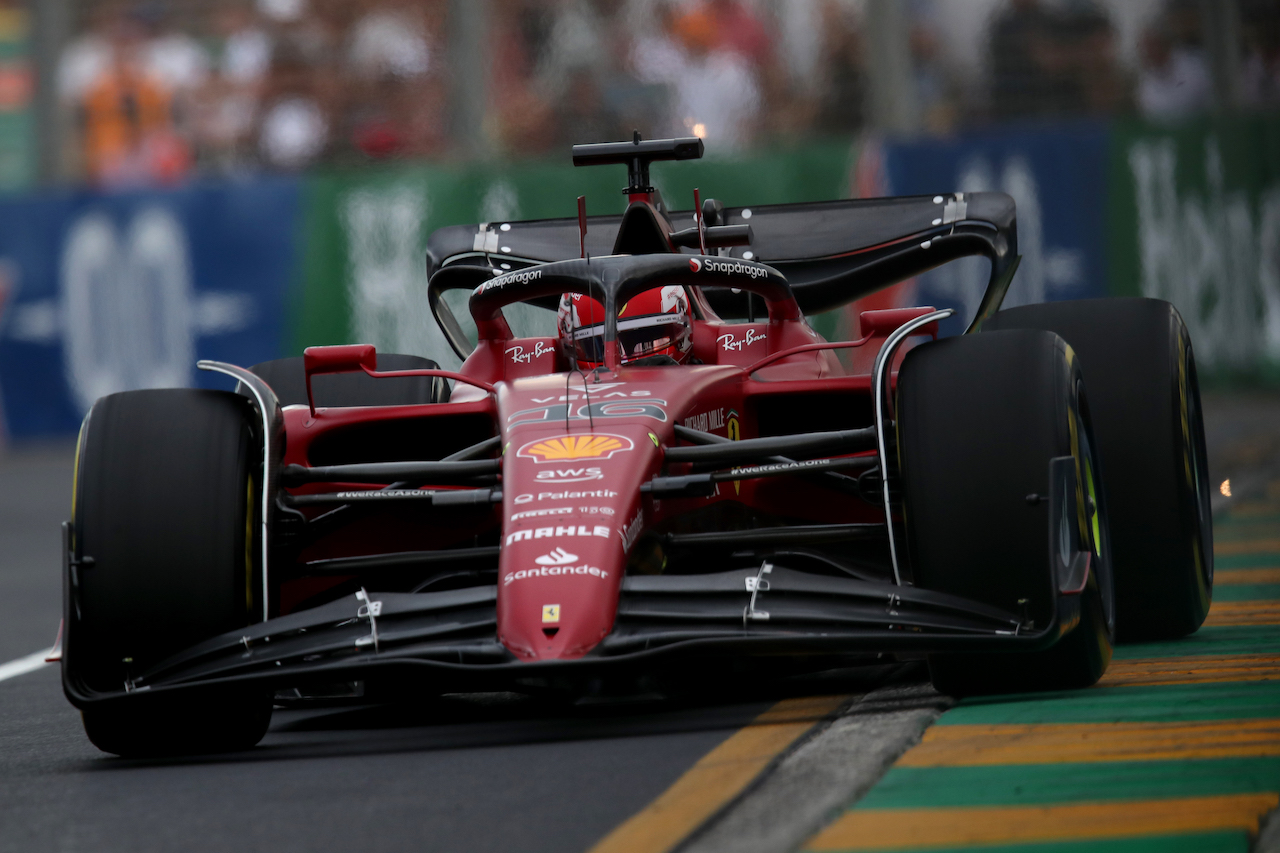 GP AUSTRALIA, Charles Leclerc (MON) Ferrari F1-75.
08.04.2022. Formula 1 World Championship, Rd 3, Australian Grand Prix, Albert Park, Melbourne, Australia, Practice Day.
 - www.xpbimages.com, EMail: requests@xpbimages.com © Copyright: Coates / XPB Images
