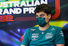 GP AUSTRALIA, Lance Stroll (CDN) Aston Martin F1 Team in the FIA Press Conference.
08.04.2022. Formula 1 World Championship, Rd 3, Australian Grand Prix, Albert Park, Melbourne, Australia, Practice Day.
- www.xpbimages.com, EMail: requests@xpbimages.com © Copyright: XPB Images