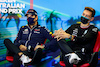 GP AUSTRALIA, (L to R): Sergio Perez (MEX) Red Bull Racing e George Russell (GBR) Mercedes AMG F1 in the FIA Press Conference.
08.04.2022. Formula 1 World Championship, Rd 3, Australian Grand Prix, Albert Park, Melbourne, Australia, Practice Day.
- www.xpbimages.com, EMail: requests@xpbimages.com © Copyright: XPB Images