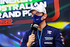 GP AUSTRALIA, Nicholas Latifi (CDN) Williams Racing in the FIA Press Conference.
08.04.2022. Formula 1 World Championship, Rd 3, Australian Grand Prix, Albert Park, Melbourne, Australia, Practice Day.
- www.xpbimages.com, EMail: requests@xpbimages.com © Copyright: XPB Images
