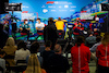 GP AUSTRALIA, (L to R): Sebastian Vettel (GER) Aston Martin F1 Team; Pierre Gasly (FRA) AlphaTauri; Daniel Ricciardo (AUS) McLaren; Charles Leclerc (MON) Ferrari; e Nicholas Latifi (CDN) Williams Racing, in the FIA Press Conference.
08.04.2022. Formula 1 World Championship, Rd 3, Australian Grand Prix, Albert Park, Melbourne, Australia, Practice Day.
- www.xpbimages.com, EMail: requests@xpbimages.com © Copyright: XPB Images