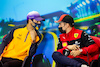 GP AUSTRALIA, (L to R): Daniel Ricciardo (AUS) McLaren e Charles Leclerc (MON) Ferrari in the FIA Press Conference.
08.04.2022. Formula 1 World Championship, Rd 3, Australian Grand Prix, Albert Park, Melbourne, Australia, Practice Day.
- www.xpbimages.com, EMail: requests@xpbimages.com © Copyright: XPB Images