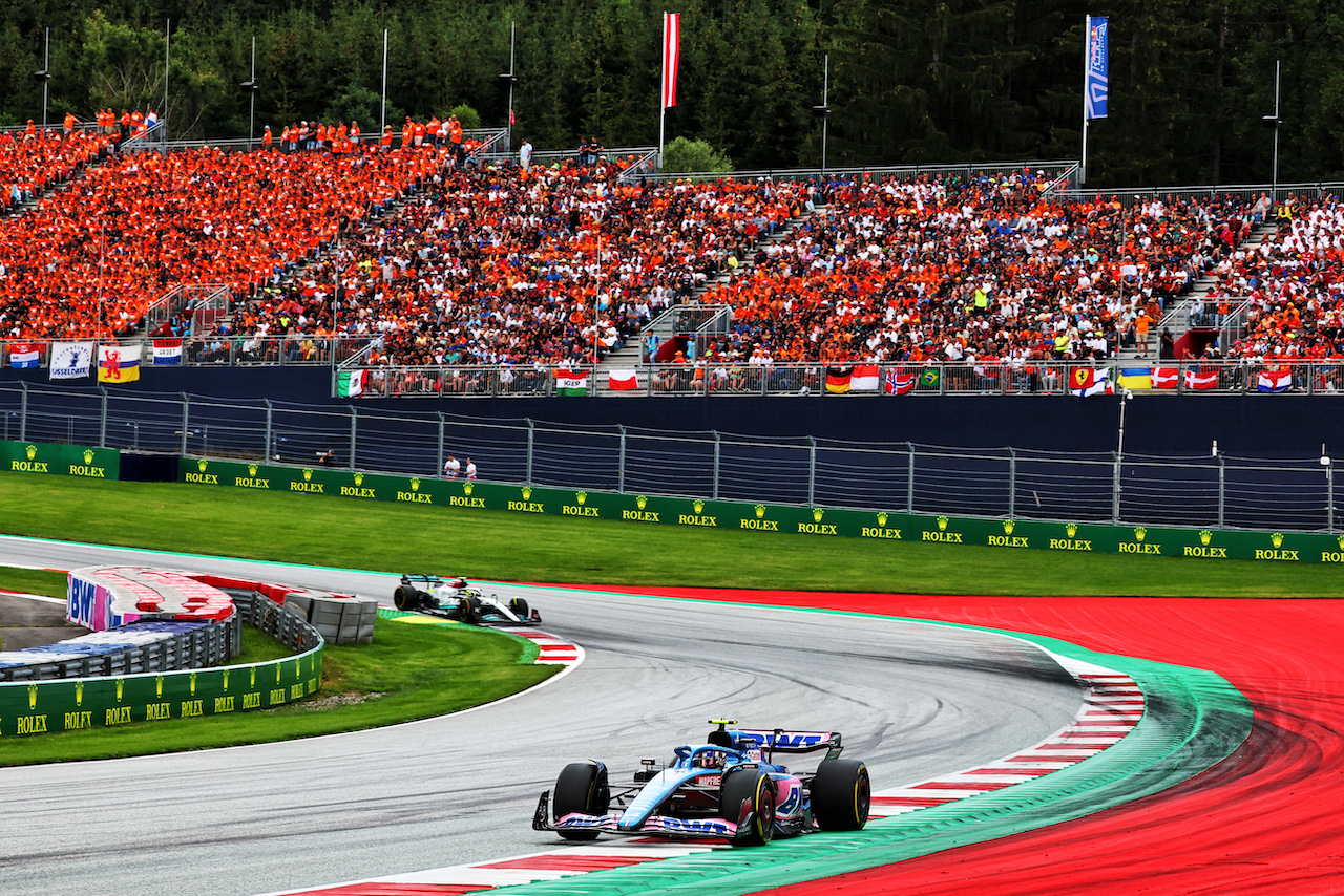 GP AUSTRIA, Esteban Ocon (FRA) Alpine F1 Team A522.
10.07.2022. Formula 1 World Championship, Rd 11, Austrian Grand Prix, Spielberg, Austria, Gara Day.
- www.xpbimages.com, EMail: requests@xpbimages.com © Copyright: Charniaux / XPB Images