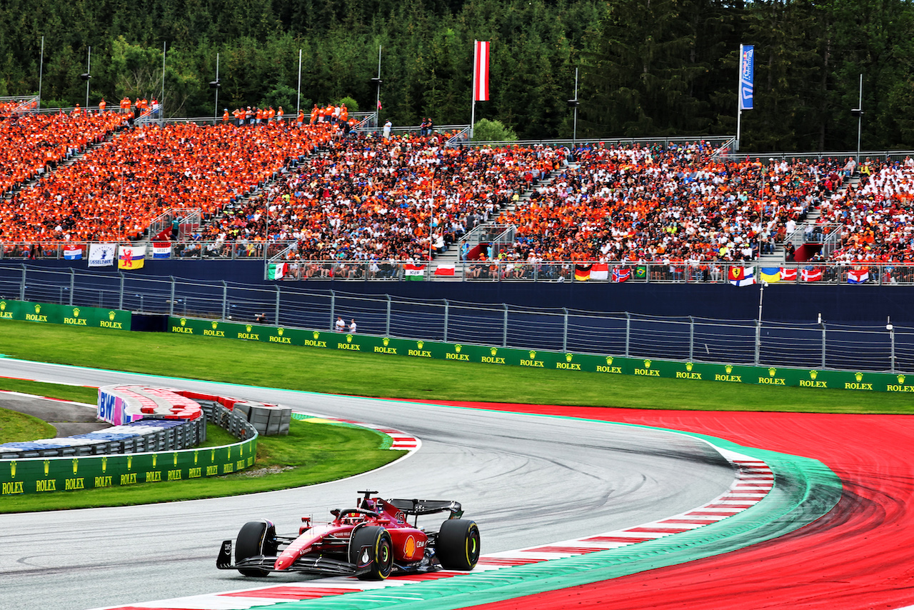 GP AUSTRIA, Charles Leclerc (MON) Ferrari F1-75.
10.07.2022. Formula 1 World Championship, Rd 11, Austrian Grand Prix, Spielberg, Austria, Gara Day.
- www.xpbimages.com, EMail: requests@xpbimages.com © Copyright: Charniaux / XPB Images