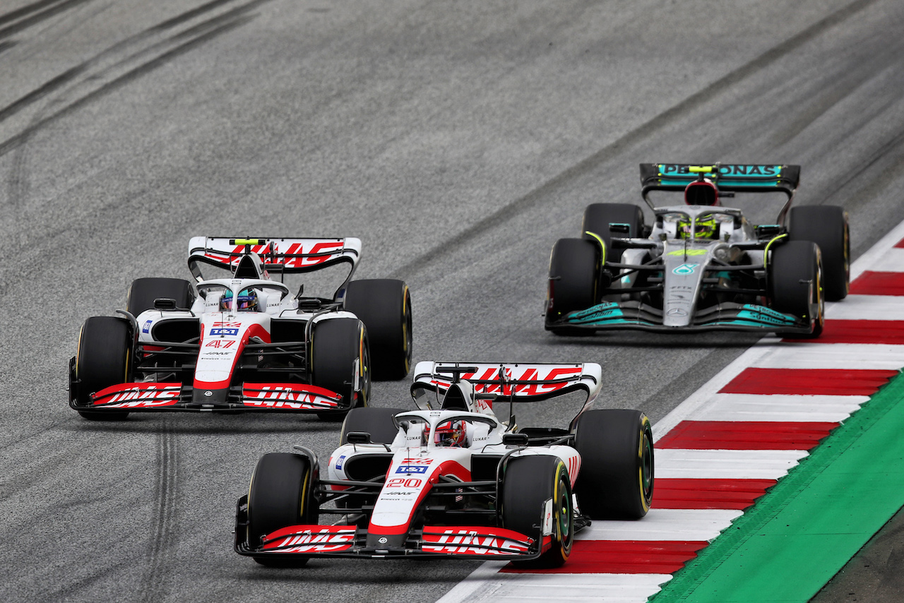 GP AUSTRIA, Kevin Magnussen (DEN) Haas VF-22.
10.07.2022. Formula 1 World Championship, Rd 11, Austrian Grand Prix, Spielberg, Austria, Gara Day.
 - www.xpbimages.com, EMail: requests@xpbimages.com © Copyright: Coates / XPB Images