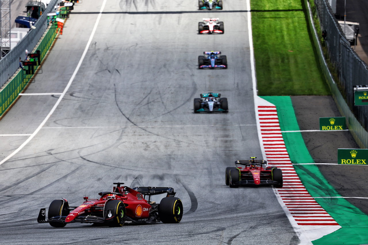 GP AUSTRIA, Charles Leclerc (MON) Ferrari F1-75.
10.07.2022. Formula 1 World Championship, Rd 11, Austrian Grand Prix, Spielberg, Austria, Gara Day.
- www.xpbimages.com, EMail: requests@xpbimages.com © Copyright: Batchelor / XPB Images