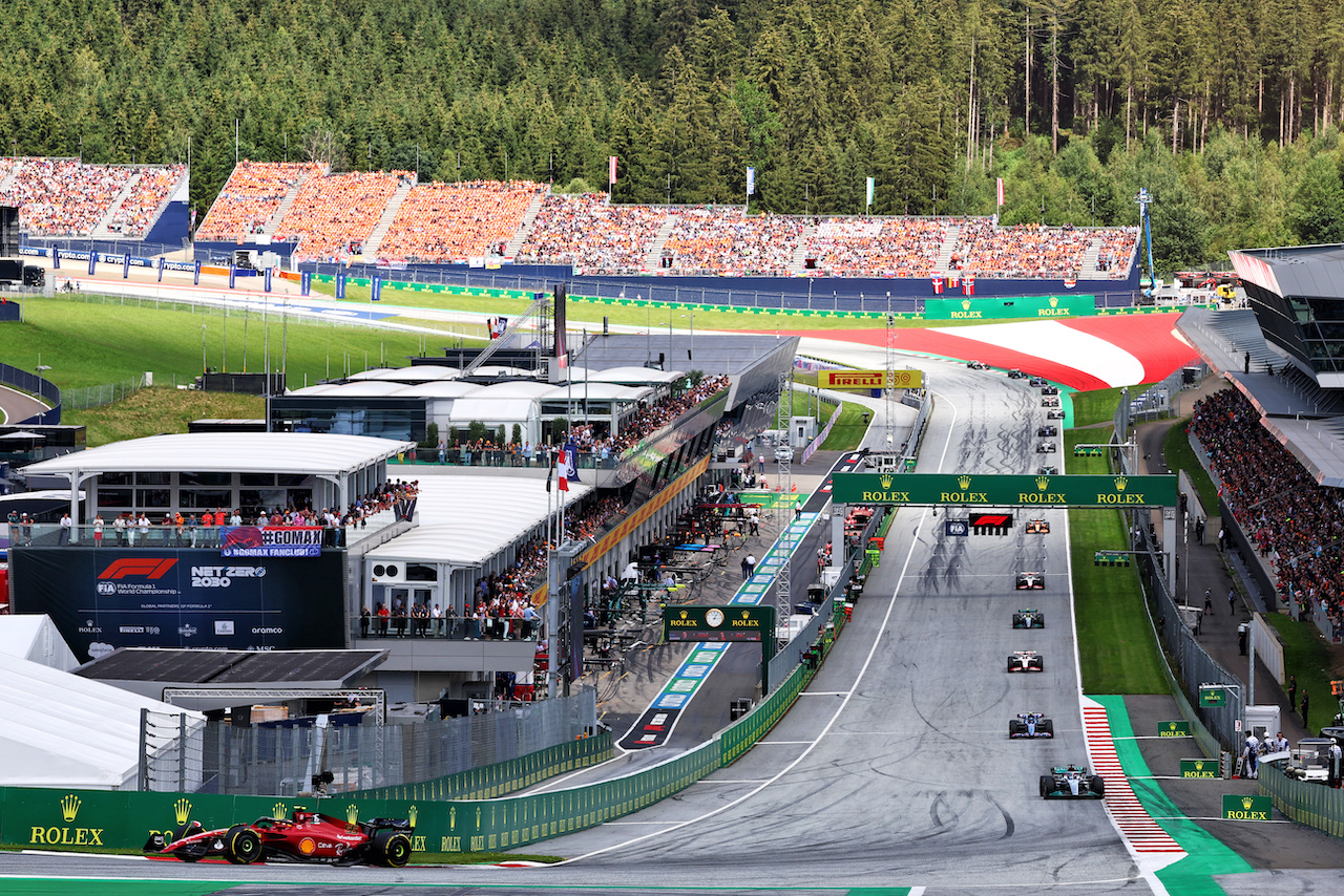 GP AUSTRIA, Carlos Sainz Jr (ESP) Ferrari F1-75.
10.07.2022. Formula 1 World Championship, Rd 11, Austrian Grand Prix, Spielberg, Austria, Gara Day.
- www.xpbimages.com, EMail: requests@xpbimages.com © Copyright: Batchelor / XPB Images