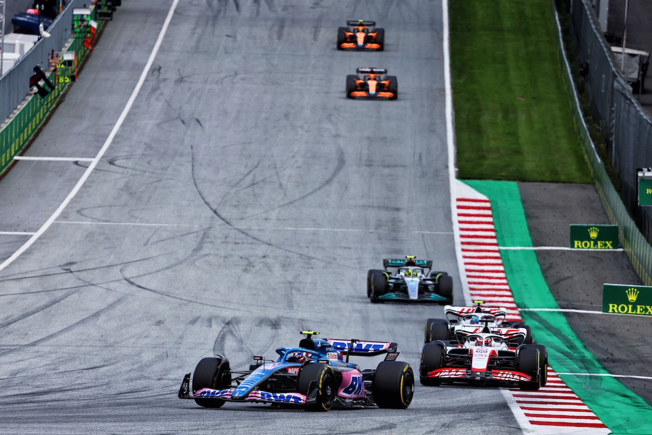 GP AUSTRIA, Esteban Ocon (FRA) Alpine F1 Team A522.
10.07.2022. Formula 1 World Championship, Rd 11, Austrian Grand Prix, Spielberg, Austria, Gara Day.
- www.xpbimages.com, EMail: requests@xpbimages.com © Copyright: Batchelor / XPB Images