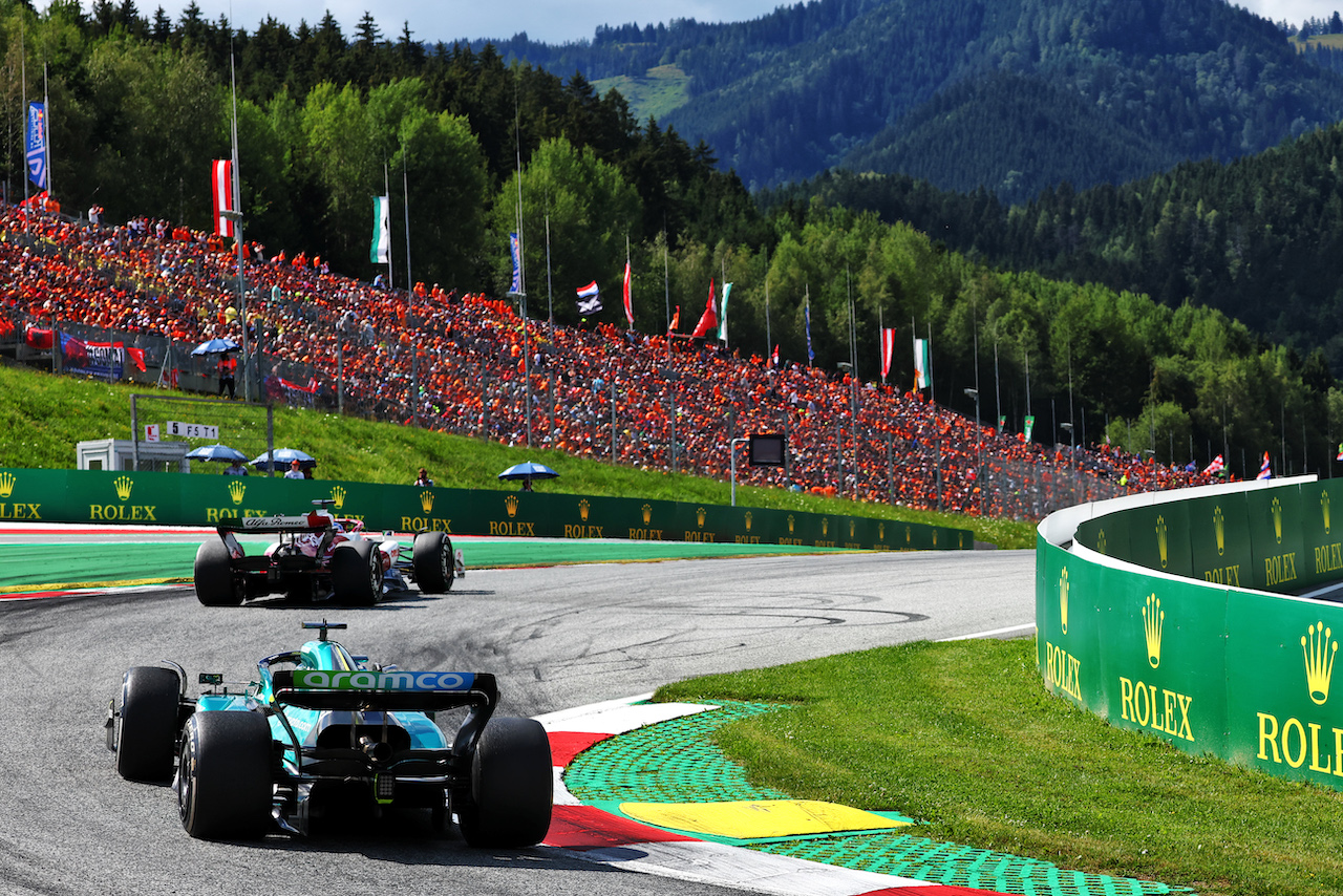 GP AUSTRIA, Lance Stroll (CDN) Aston Martin F1 Team AMR22.
10.07.2022. Formula 1 World Championship, Rd 11, Austrian Grand Prix, Spielberg, Austria, Gara Day.
- www.xpbimages.com, EMail: requests@xpbimages.com © Copyright: Batchelor / XPB Images