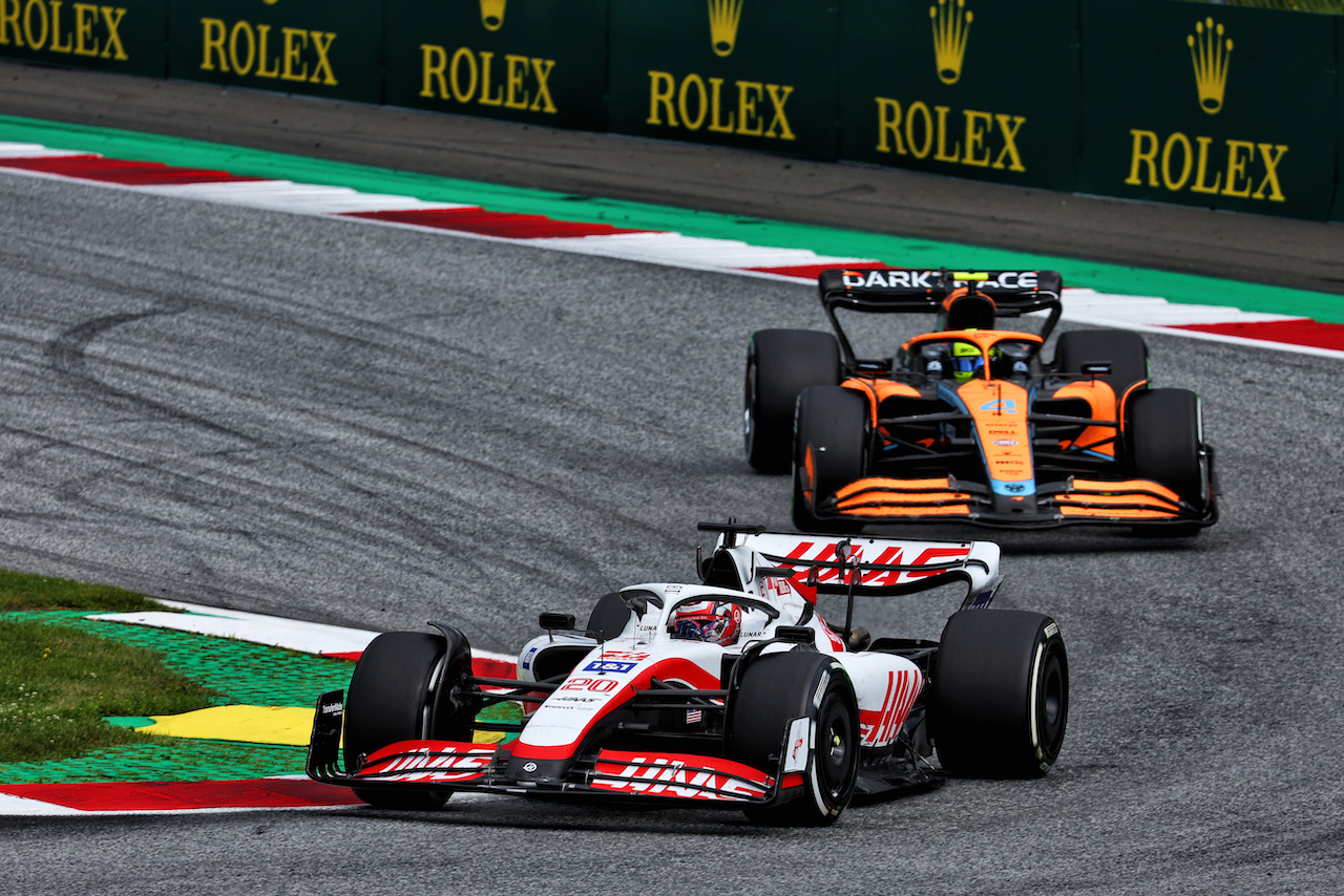 GP AUSTRIA, Kevin Magnussen (DEN) Haas VF-22.
10.07.2022. Formula 1 World Championship, Rd 11, Austrian Grand Prix, Spielberg, Austria, Gara Day.
- www.xpbimages.com, EMail: requests@xpbimages.com © Copyright: Batchelor / XPB Images