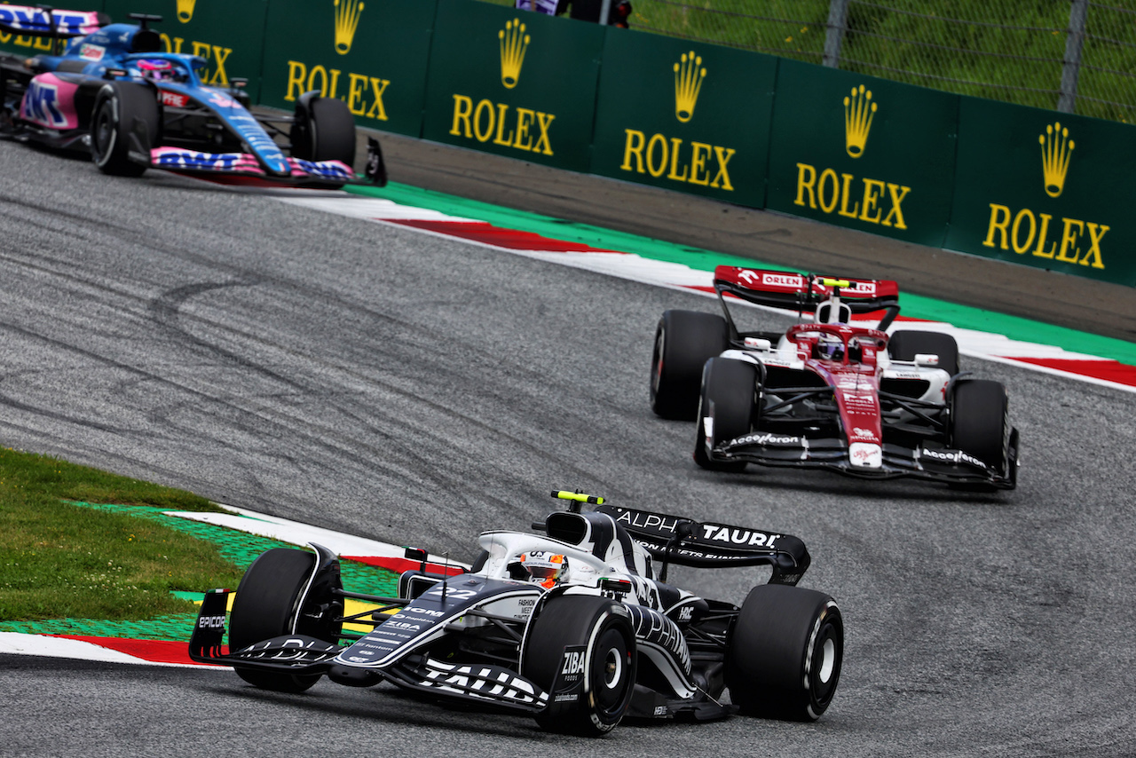 GP AUSTRIA, Yuki Tsunoda (JPN) AlphaTauri AT03.
10.07.2022. Formula 1 World Championship, Rd 11, Austrian Grand Prix, Spielberg, Austria, Gara Day.
- www.xpbimages.com, EMail: requests@xpbimages.com © Copyright: Batchelor / XPB Images