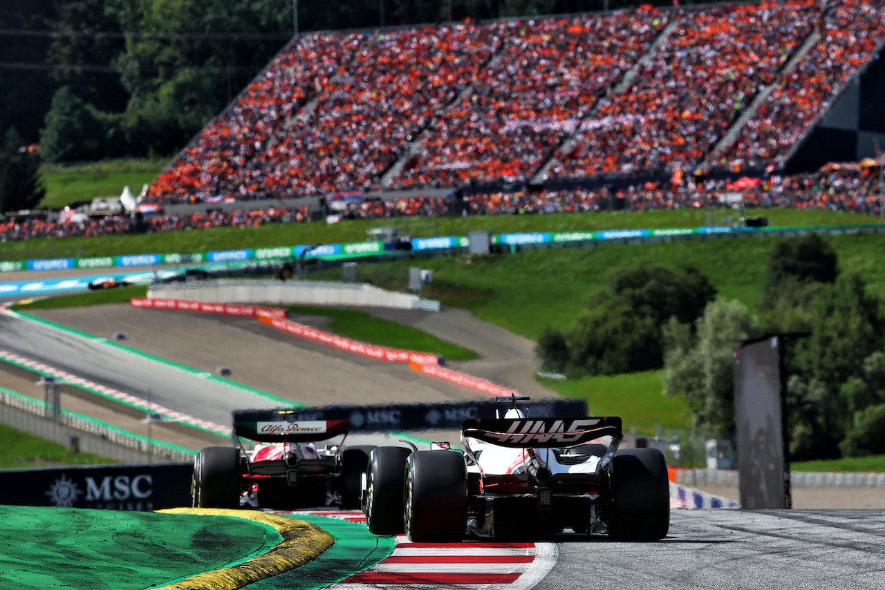 GP AUSTRIA, Kevin Magnussen (DEN) Haas VF-22.
10.07.2022. Formula 1 World Championship, Rd 11, Austrian Grand Prix, Spielberg, Austria, Gara Day.
- www.xpbimages.com, EMail: requests@xpbimages.com © Copyright: Batchelor / XPB Images