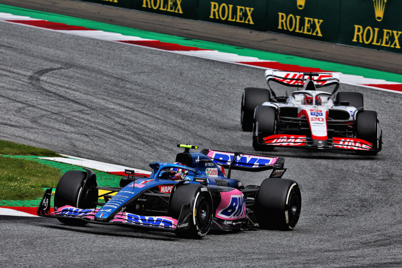 GP AUSTRIA, Esteban Ocon (FRA) Alpine F1 Team A522.
10.07.2022. Formula 1 World Championship, Rd 11, Austrian Grand Prix, Spielberg, Austria, Gara Day.
- www.xpbimages.com, EMail: requests@xpbimages.com © Copyright: Batchelor / XPB Images