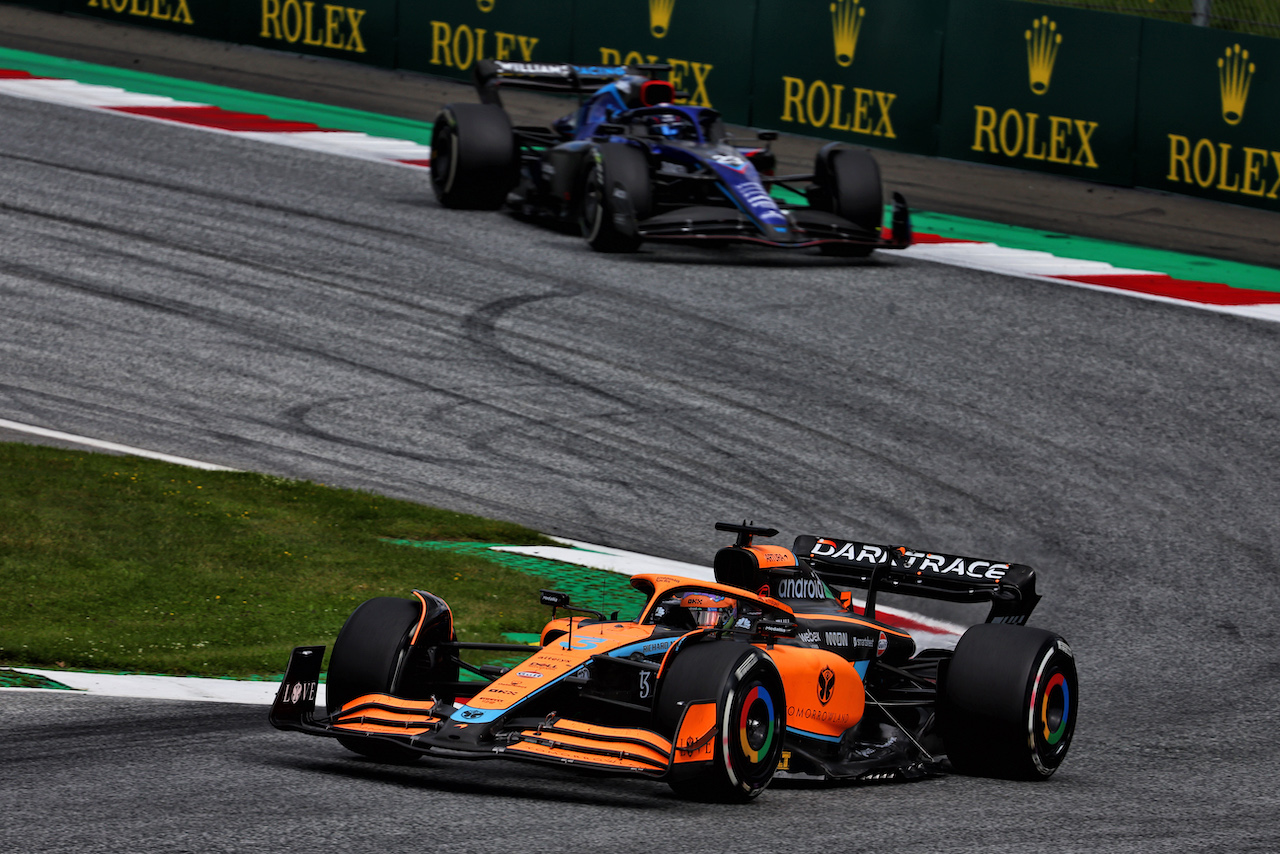 GP AUSTRIA, Daniel Ricciardo (AUS) McLaren MCL36.
10.07.2022. Formula 1 World Championship, Rd 11, Austrian Grand Prix, Spielberg, Austria, Gara Day.
- www.xpbimages.com, EMail: requests@xpbimages.com © Copyright: Batchelor / XPB Images