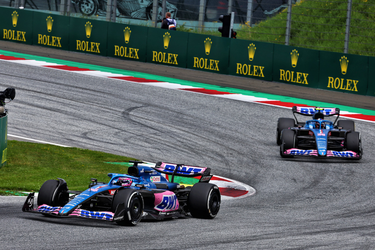 GP AUSTRIA, Fernando Alonso (ESP) Alpine F1 Team A522.
10.07.2022. Formula 1 World Championship, Rd 11, Austrian Grand Prix, Spielberg, Austria, Gara Day.
- www.xpbimages.com, EMail: requests@xpbimages.com © Copyright: Batchelor / XPB Images
