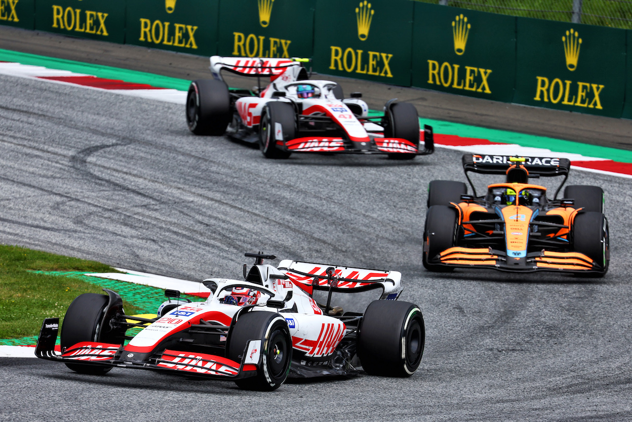 GP AUSTRIA, Kevin Magnussen (DEN) Haas VF-22.
10.07.2022. Formula 1 World Championship, Rd 11, Austrian Grand Prix, Spielberg, Austria, Gara Day.
- www.xpbimages.com, EMail: requests@xpbimages.com © Copyright: Batchelor / XPB Images