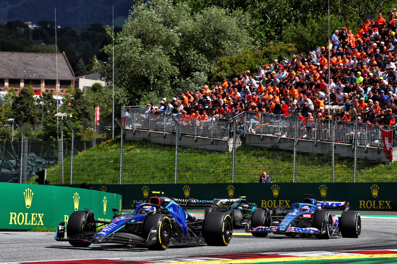 GP AUSTRIA, Nicholas Latifi (CDN) Williams Racing FW44.
10.07.2022. Formula 1 World Championship, Rd 11, Austrian Grand Prix, Spielberg, Austria, Gara Day.
- www.xpbimages.com, EMail: requests@xpbimages.com © Copyright: Batchelor / XPB Images