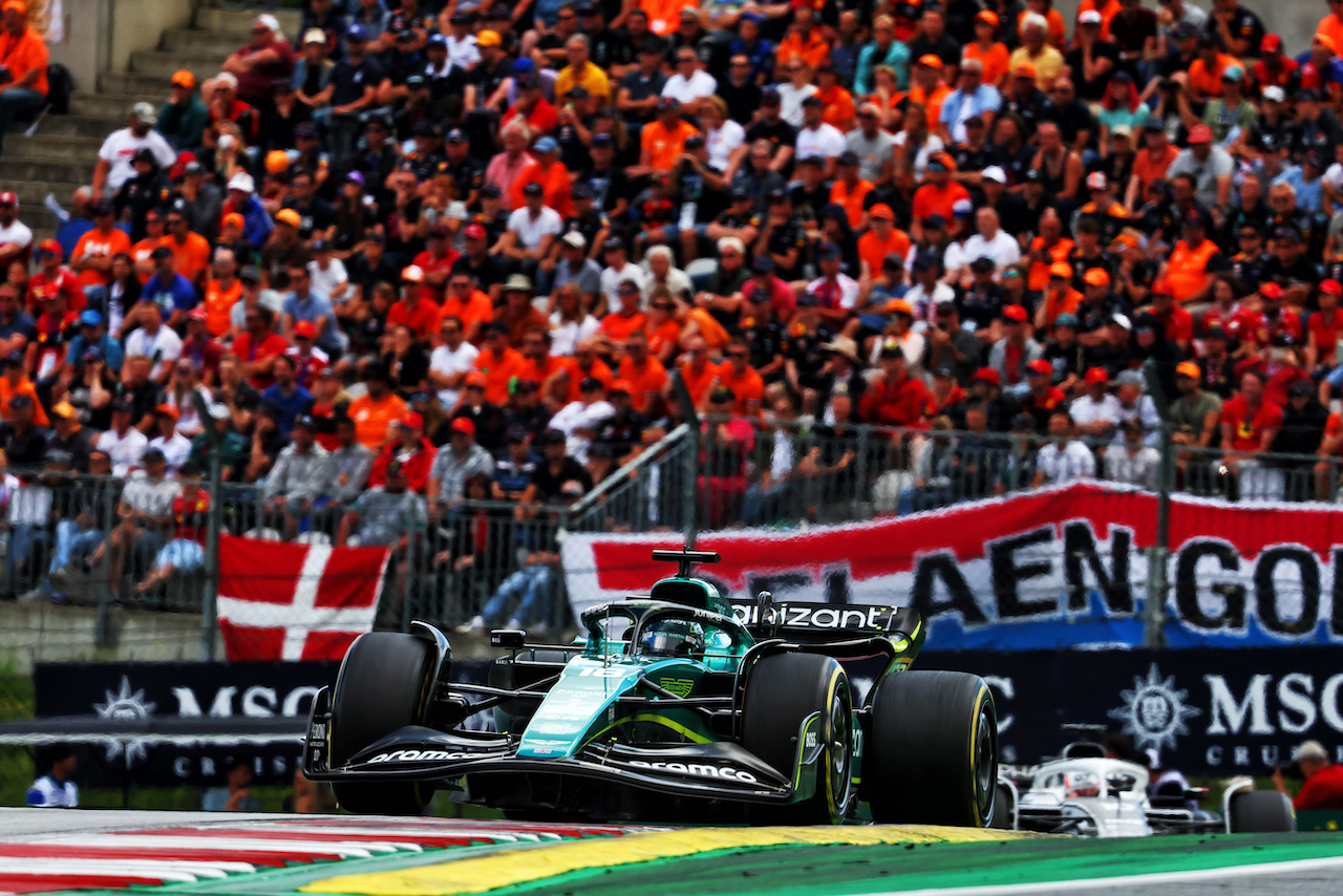 GP AUSTRIA, Lance Stroll (CDN) Aston Martin F1 Team AMR22.
10.07.2022. Formula 1 World Championship, Rd 11, Austrian Grand Prix, Spielberg, Austria, Gara Day.
- www.xpbimages.com, EMail: requests@xpbimages.com © Copyright: Batchelor / XPB Images