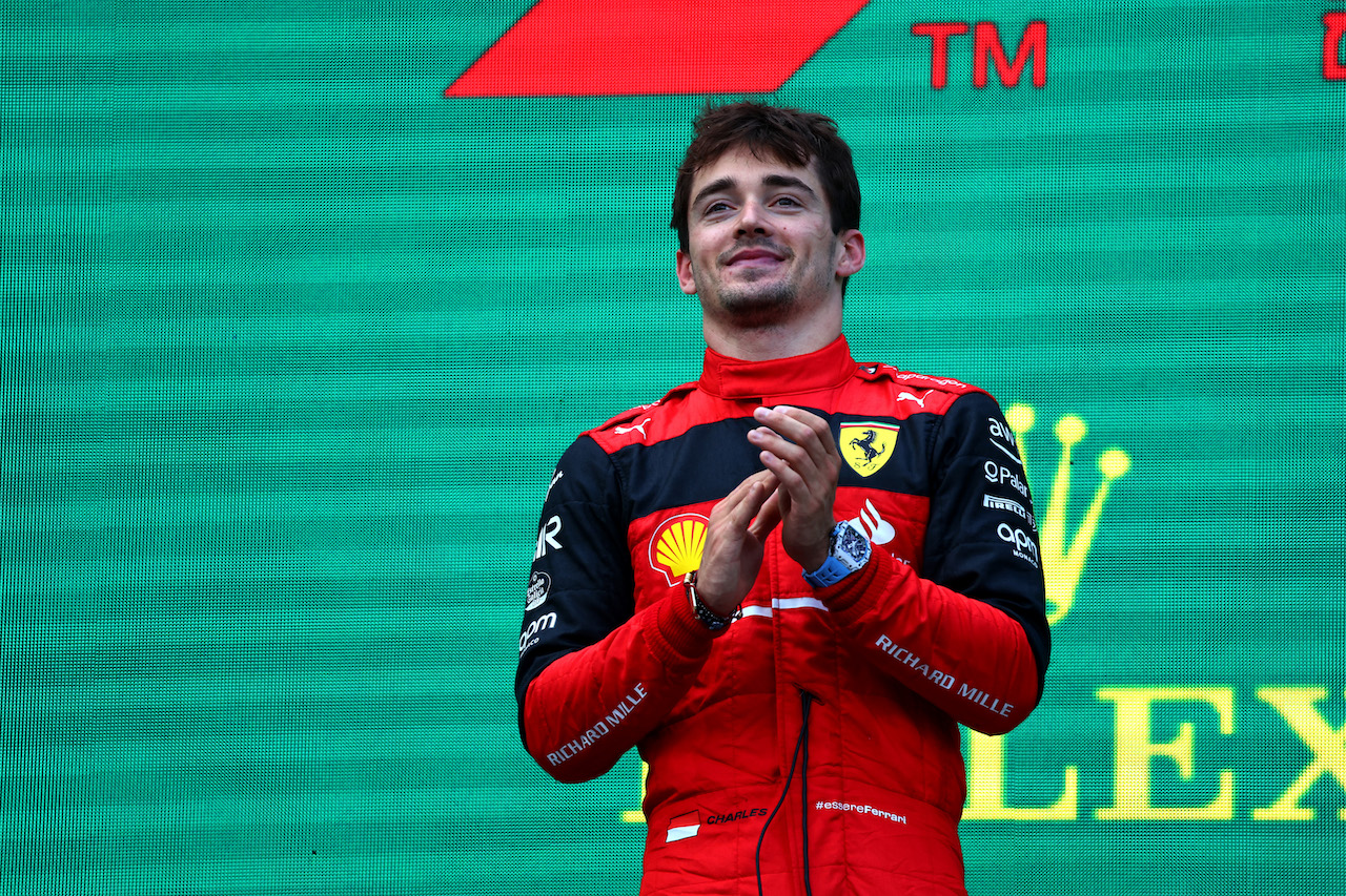 GP AUSTRIA, 1st place Charles Leclerc (MON) Ferrari F1-75.
10.07.2022. Formula 1 World Championship, Rd 11, Austrian Grand Prix, Spielberg, Austria, Gara Day.
- www.xpbimages.com, EMail: requests@xpbimages.com ¬© Copyright: Batchelor / XPB Images