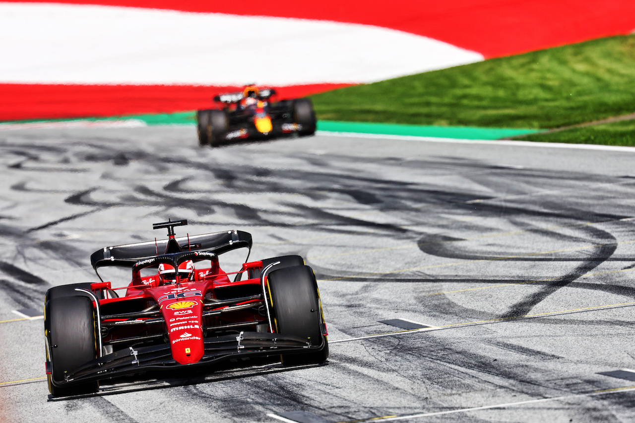 GP AUSTRIA, Gara winner Charles Leclerc (MON) Ferrari F1-75 celebrates at the end of the race.
10.07.2022. Formula 1 World Championship, Rd 11, Austrian Grand Prix, Spielberg, Austria, Gara Day.
- www.xpbimages.com, EMail: requests@xpbimages.com © Copyright: Batchelor / XPB Images