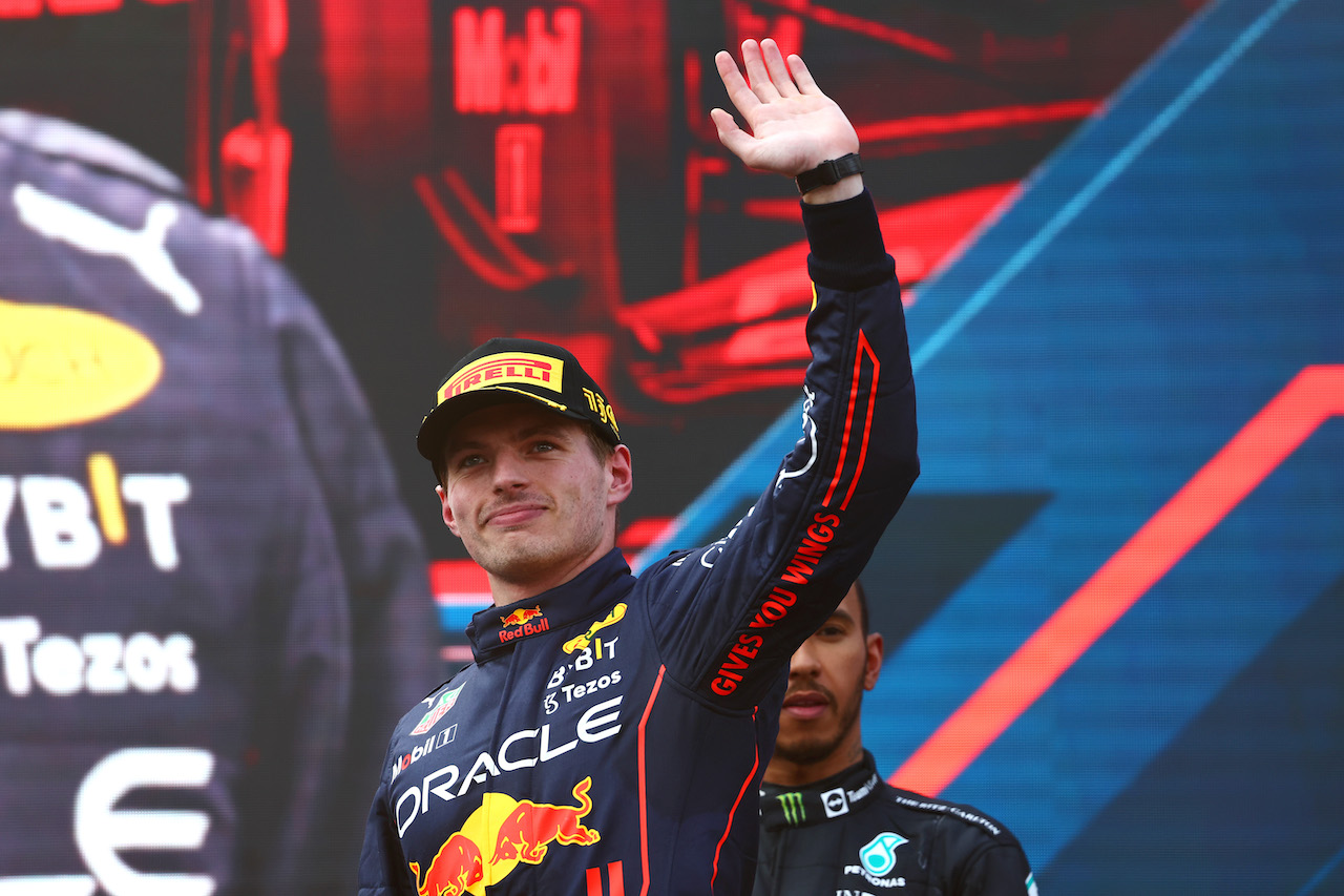 GP AUSTRIA, 2nd place Max Verstappen (NLD) Red Bull Racing.
10.07.2022. Formula 1 World Championship, Rd 11, Austrian Grand Prix, Spielberg, Austria, Gara Day.
- www.xpbimages.com, EMail: requests@xpbimages.com ¬© Copyright: Batchelor / XPB Images