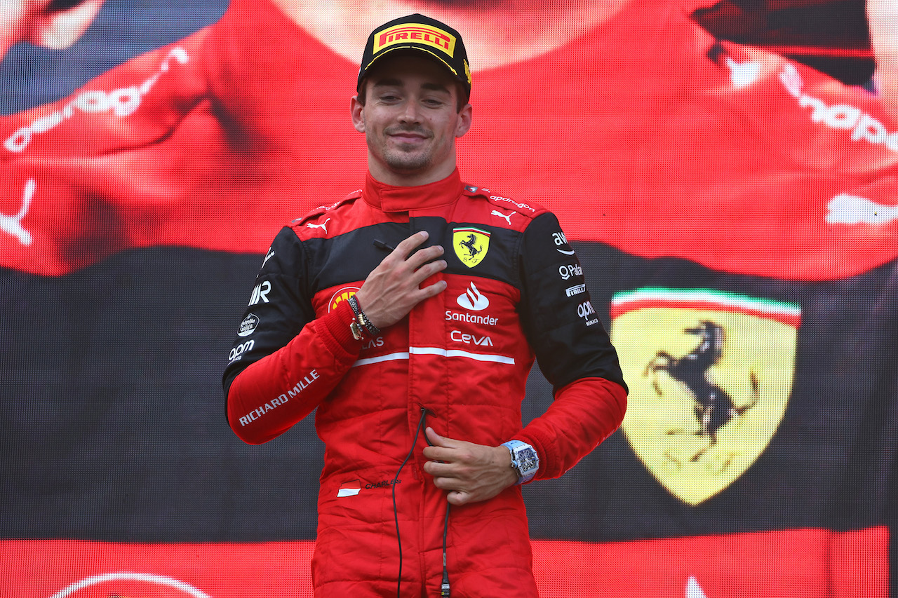 GP AUSTRIA, 1st place Charles Leclerc (MON) Ferrari F1-75.
10.07.2022. Formula 1 World Championship, Rd 11, Austrian Grand Prix, Spielberg, Austria, Gara Day.
- www.xpbimages.com, EMail: requests@xpbimages.com ¬© Copyright: Batchelor / XPB Images