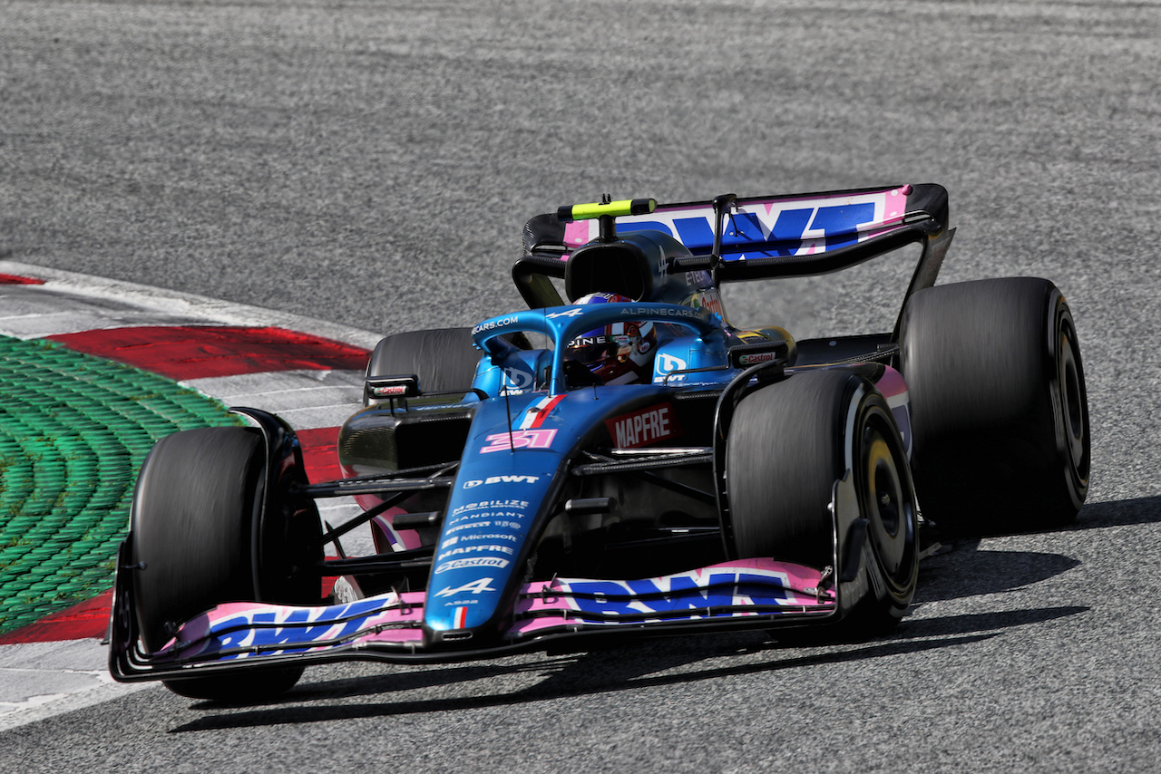 GP AUSTRIA, Esteban Ocon (FRA) Alpine F1 Team A522.
10.07.2022. Formula 1 World Championship, Rd 11, Austrian Grand Prix, Spielberg, Austria, Gara Day.
 - www.xpbimages.com, EMail: requests@xpbimages.com © Copyright: Coates / XPB Images