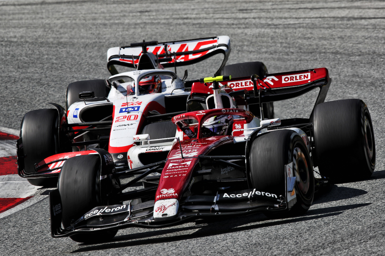 GP AUSTRIA, Guanyu Zhou (CHN) Alfa Romeo F1 Team C42.
10.07.2022. Formula 1 World Championship, Rd 11, Austrian Grand Prix, Spielberg, Austria, Gara Day.
 - www.xpbimages.com, EMail: requests@xpbimages.com © Copyright: Coates / XPB Images
