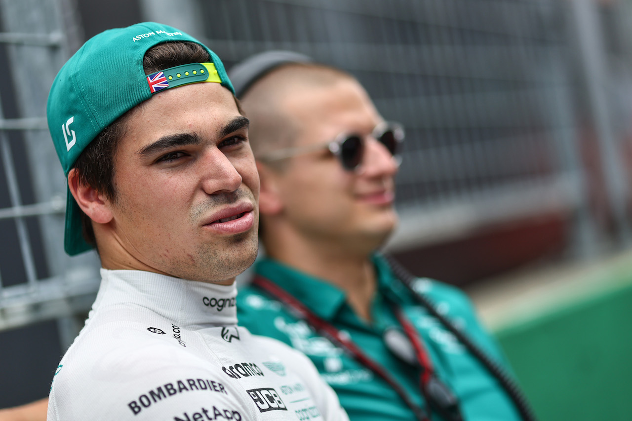 GP AUSTRIA, Lance Stroll (CDN), Aston Martin F1 Team 
10.07.2022. Formula 1 World Championship, Rd 11, Austrian Grand Prix, Spielberg, Austria, Gara Day.
- www.xpbimages.com, EMail: requests@xpbimages.com ¬© Copyright: Charniaux / XPB Images