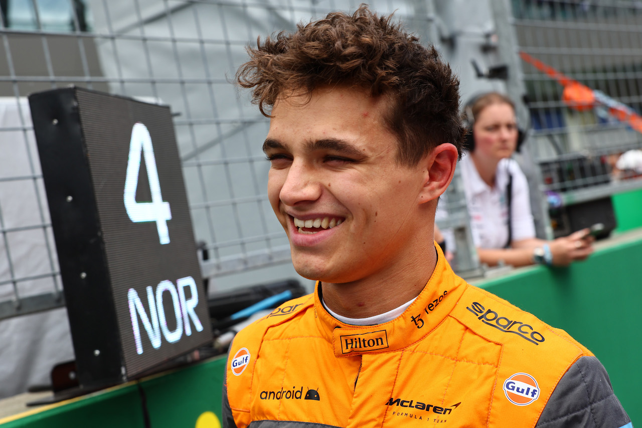 GP AUSTRIA, Lando Norris (GBR) McLaren.
10.07.2022. Formula 1 World Championship, Rd 11, Austrian Grand Prix, Spielberg, Austria, Gara Day.
- www.xpbimages.com, EMail: requests@xpbimages.com ¬© Copyright: Batchelor / XPB Images