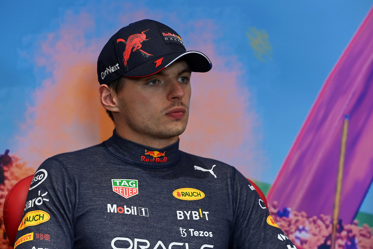 GP AUSTRIA, Max Verstappen (NLD) Red Bull Racing in the post race FIA Press Conference.
10.07.2022. Formula 1 World Championship, Rd 11, Austrian Grand Prix, Spielberg, Austria, Gara Day.
- www.xpbimages.com, EMail: requests@xpbimages.com © Copyright: XPB Images