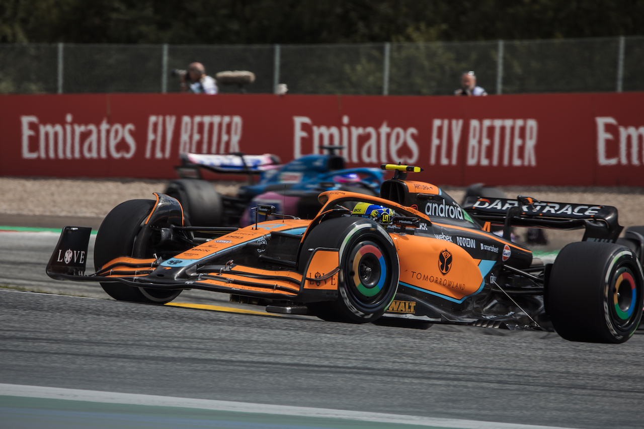 GP AUSTRIA, Lando Norris (GBR) McLaren MCL36.
10.07.2022. Formula 1 World Championship, Rd 11, Austrian Grand Prix, Spielberg, Austria, Gara Day.
- www.xpbimages.com, EMail: requests@xpbimages.com © Copyright: Bearne / XPB Images