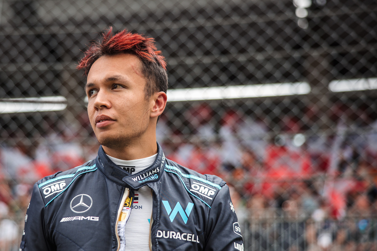 GP AUSTRIA, Alexander Albon (THA) Williams Racing on the grid.
10.07.2022. Formula 1 World Championship, Rd 11, Austrian Grand Prix, Spielberg, Austria, Gara Day.
- www.xpbimages.com, EMail: requests@xpbimages.com © Copyright: Bearne / XPB Images