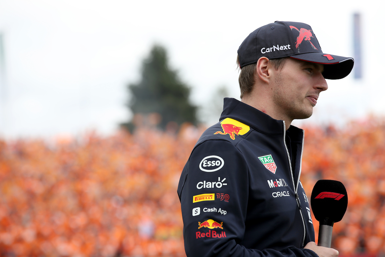 GP AUSTRIA, Max Verstappen (NLD) Red Bull Racing on the drivers parade.
10.07.2022. Formula 1 World Championship, Rd 11, Austrian Grand Prix, Spielberg, Austria, Gara Day.
 - www.xpbimages.com, EMail: requests@xpbimages.com © Copyright: Coates / XPB Images