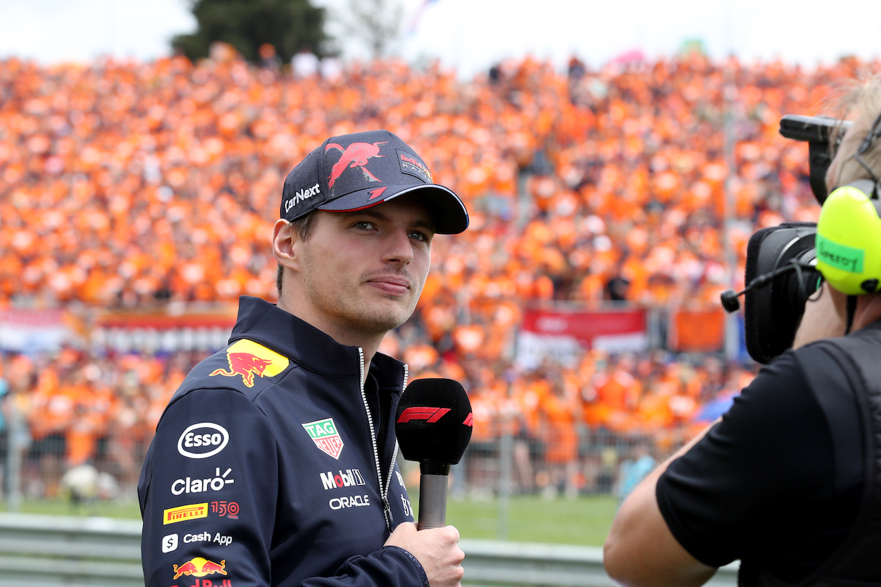 GP AUSTRIA, Max Verstappen (NLD) Red Bull Racing on the drivers parade.
10.07.2022. Formula 1 World Championship, Rd 11, Austrian Grand Prix, Spielberg, Austria, Gara Day.
 - www.xpbimages.com, EMail: requests@xpbimages.com © Copyright: Coates / XPB Images