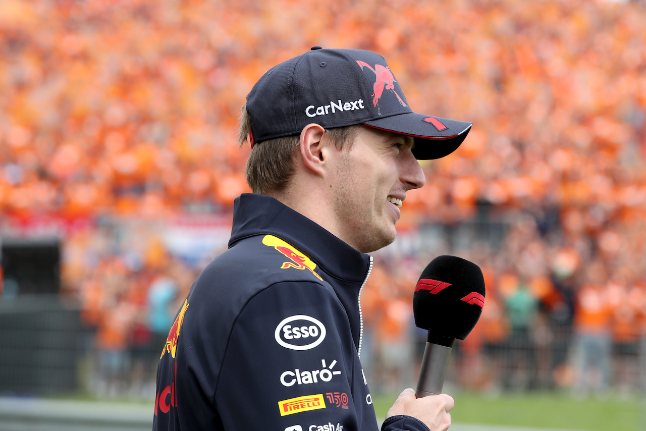 GP AUSTRIA, Max Verstappen (NLD) Red Bull Racing on the drivers parade.
10.07.2022. Formula 1 World Championship, Rd 11, Austrian Grand Prix, Spielberg, Austria, Gara Day.
 - www.xpbimages.com, EMail: requests@xpbimages.com © Copyright: Coates / XPB Images
