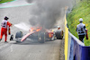 GP AUSTRIA, Carlos Sainz Jr (ESP) retired from the race with his Ferrari F1-75 on fire.
10.07.2022. Formula 1 World Championship, Rd 11, Austrian Grand Prix, Spielberg, Austria, Gara Day.
 - www.xpbimages.com, EMail: requests@xpbimages.com © Copyright: Coates / XPB Images